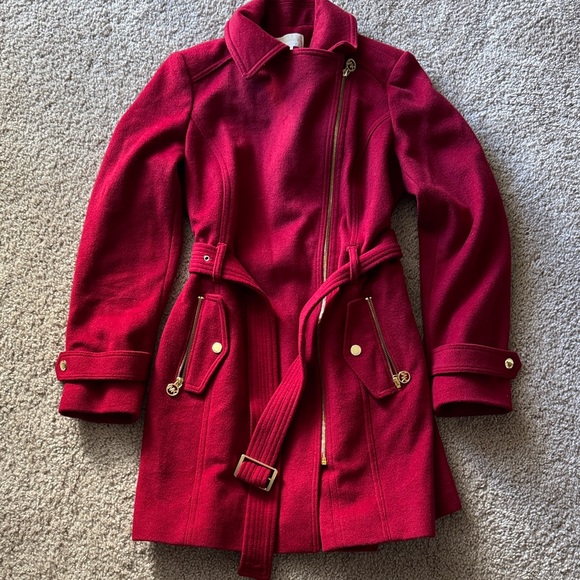MICHAEL Michael Kors Jackets & Blazers - MICHAEL Michael Kors Red Trench Coat